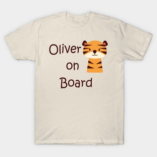 Oliver on board sticker T-Shirt